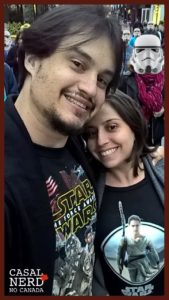 Casal Nerd no Canadá Vitor e Gi e stormtroppers