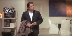 Travolta confuso