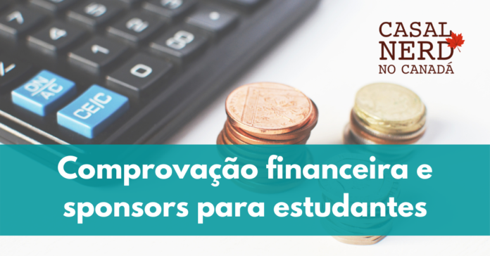 Comprovação financeira Comprovação financeira